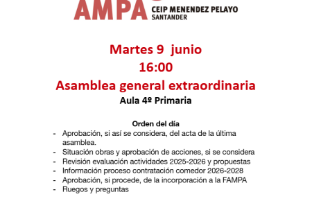 Asamblea General Extraordinaria – Junio 2026